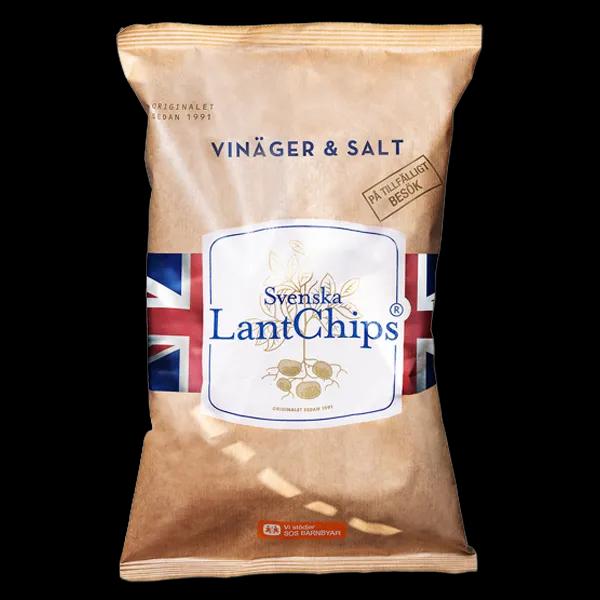 Lantchips Salt och Vinäger 200g