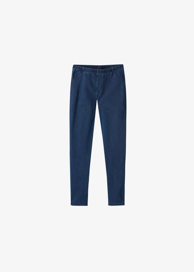 Calzedonia Thermal Denim Jeggings Dark Blue