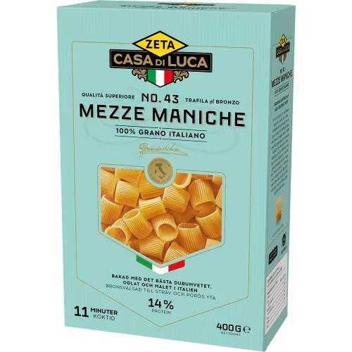 Premium Mezze Maniche Pasta Selection
