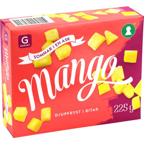 2 x 225 g. Frysta Mangobitar av Hög Kvalitet