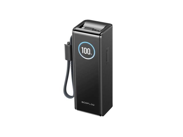EcoFlow RAPID 25K 170W powerbank med USB-C-kablar