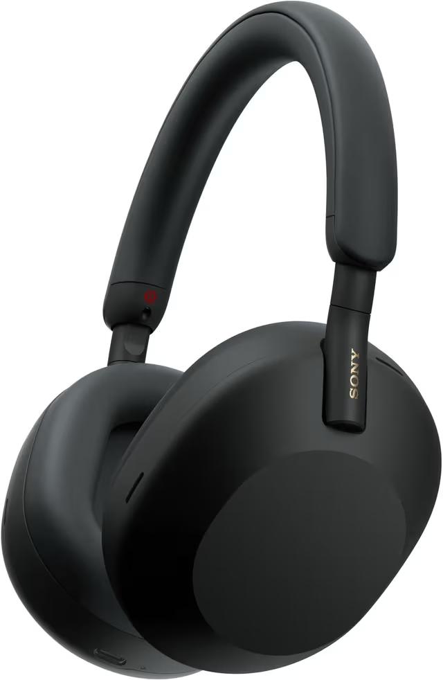 Sony WH-1000XM5SA trådlösa over-ear-hörlurar, svarta