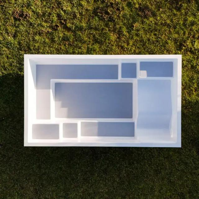 Minipool Wellnesspool MIRA390 388x228x80 cm