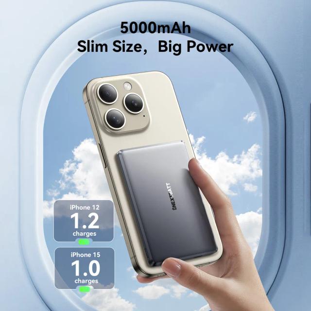 NEXTBATT Magnetisk Trådlös Powerbank 5000mAh 20W