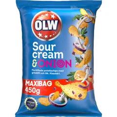 OLW Sourcream & Onion Chips Maxibag