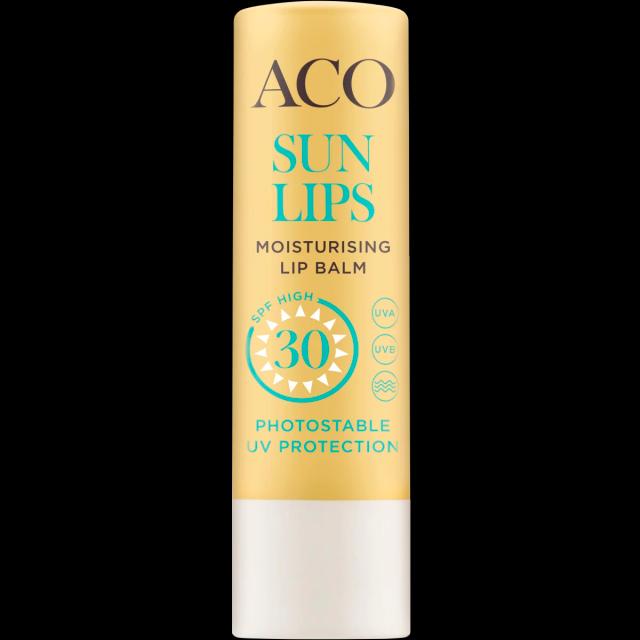 ACO Sol-läppbalsam SPF 30, 4,7 g