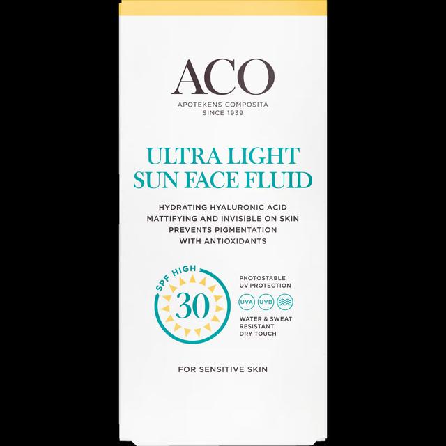 ACO Ultra Light Ansiktsfluid SPF 30