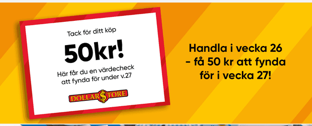 Låga priser varje dag, året runt