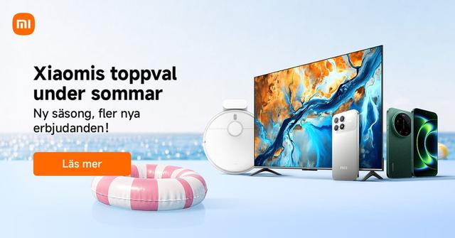 Xiaomi Summer Sale: exklusiva sommarpris hos Xiaomi Sverige