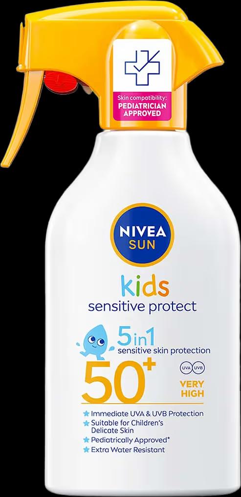 NIVEA Kids Sensitive Protect Solspray SPF50+