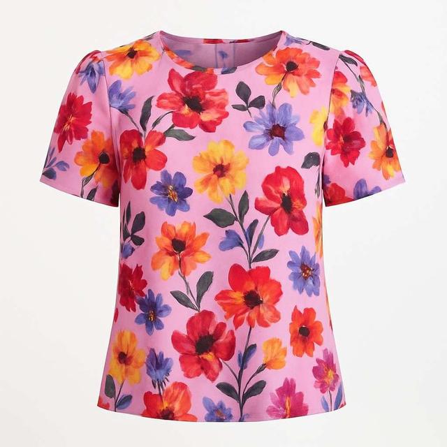 YAS Yasflowering Short Sleeve Top