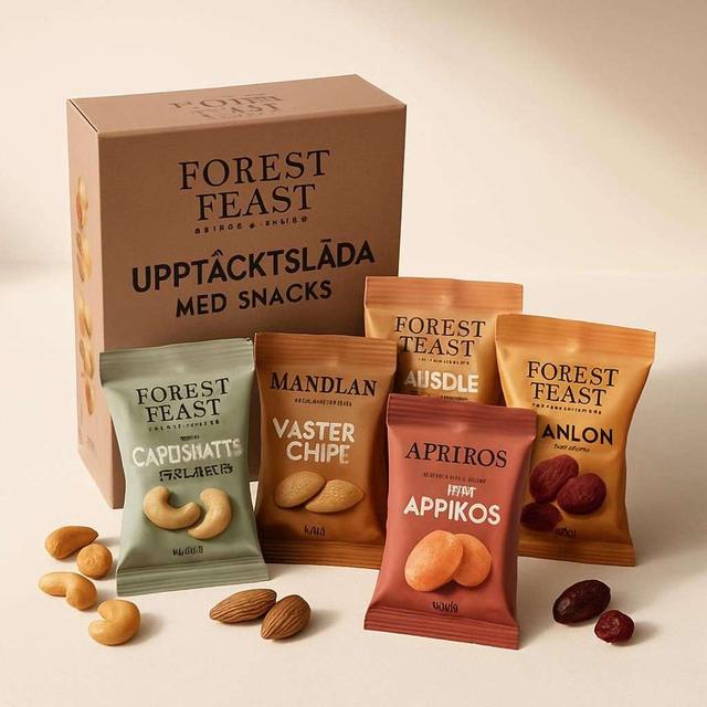 Forest Feast upptäcktslåda med snacks, 6 x 40 g