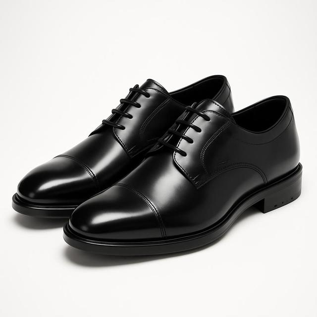 GEOX Uomo Symbol Svart Oxford Sko