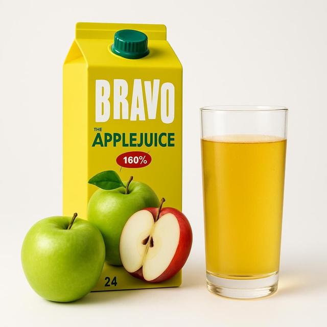 Bravo Äpplejuice, 2 l. 10 kr cashback hos Refunder.