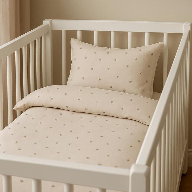 Humla Sand Barn Bäddset Spjälsäng 100x130