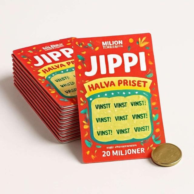 Miljonlotteriet Halva Priset Skraplott Jippi