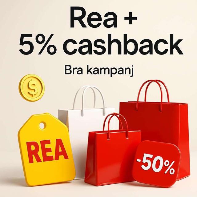 Rea + 5 % cashback.