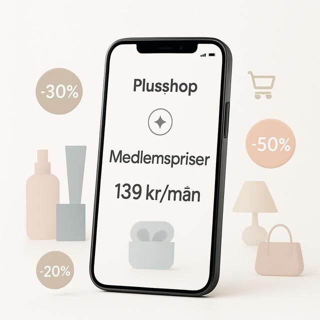 Plusshop handla till Medlemspriser 139 kr/mån
