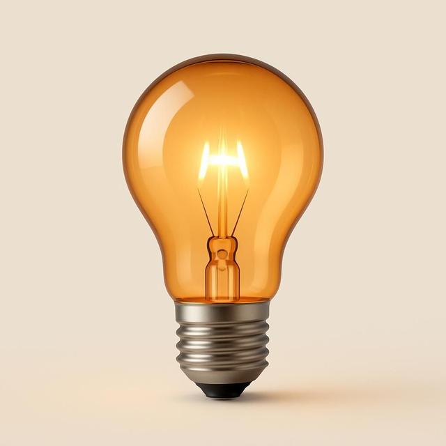 Unison Normalformat Flame Glass GLS Bulb