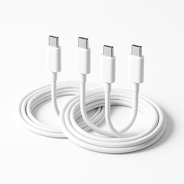 Laddningskabel USB-C till USB-C 2m vit