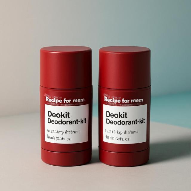 Recipe for Men Deokit Deodorant-kit 60+60 ml