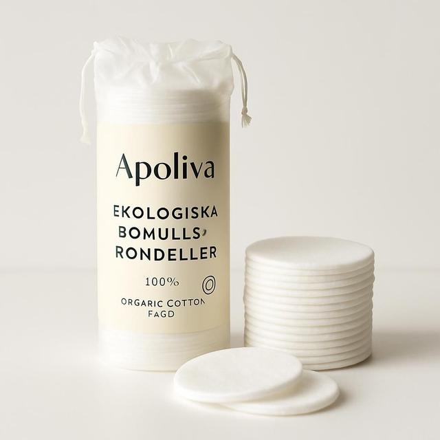 Apoliva Ekologiska Bomullsrondeller 100 st