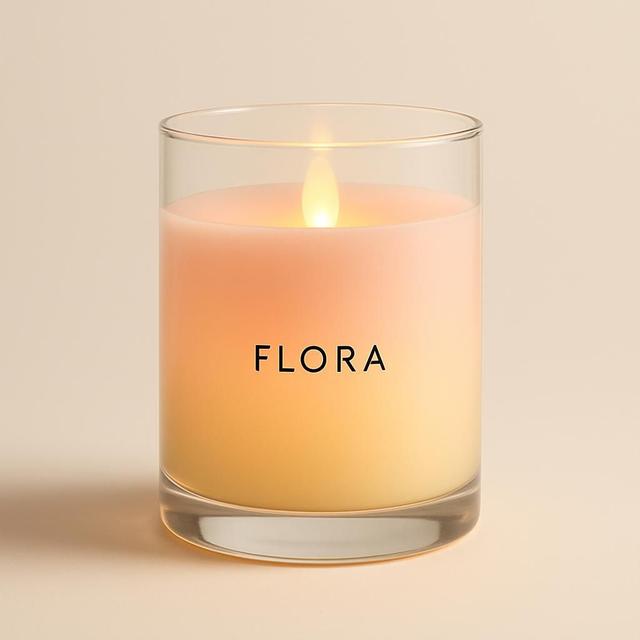 FLORA Ljus Rosa Gul med Timer