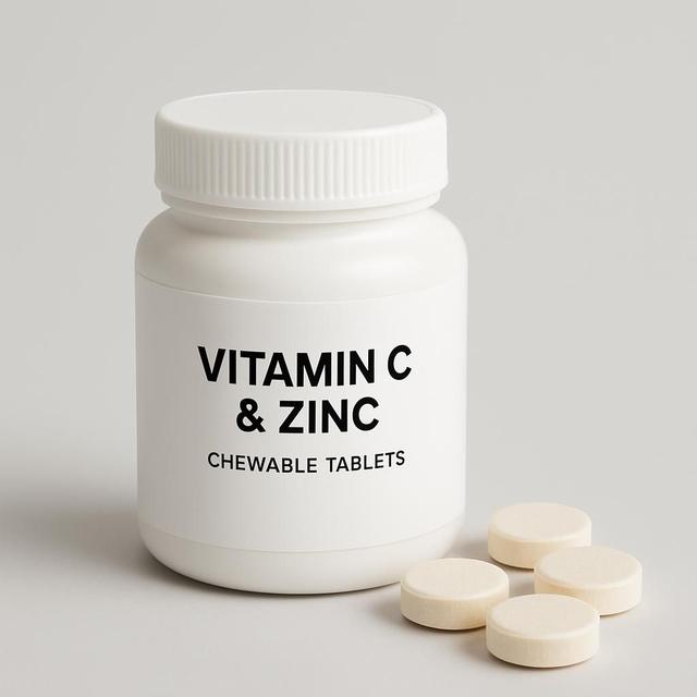 Monkids C-vitamin och Zink Tuggtabletter 60 st
