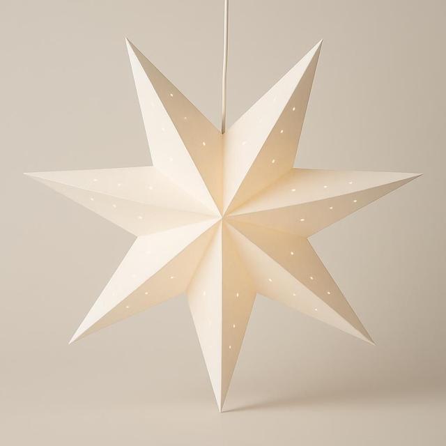 Luna adventsstjärna vit från Scandi Living
