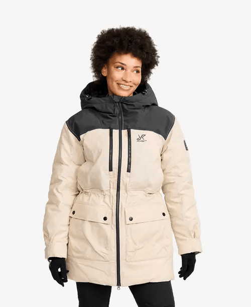 Women's Black Outdoor Parka Jacket