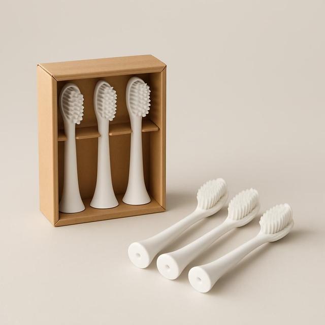 Huvud Eltandborste Bristle 3-pack från The Humble Co.