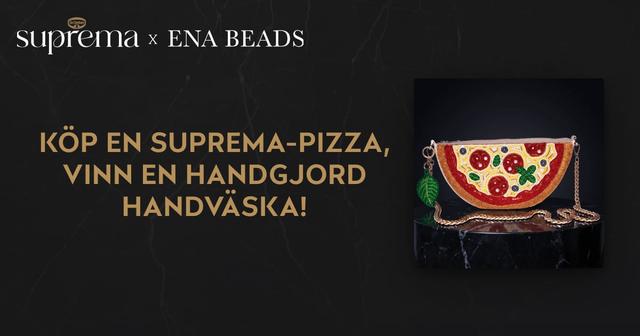 Exklusiv handgjord handväska från Ena Beads