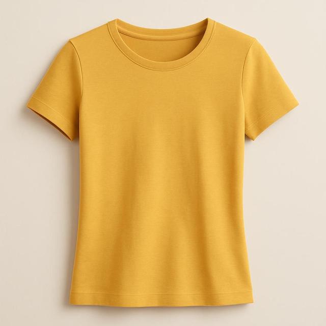 SC-PIANNA 1 Gul T-shirt från soyaconcept