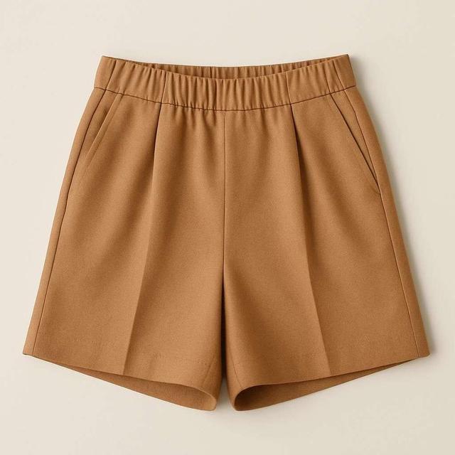 SC-AKILA 2-C Camel Shorts by Soyaconcept
