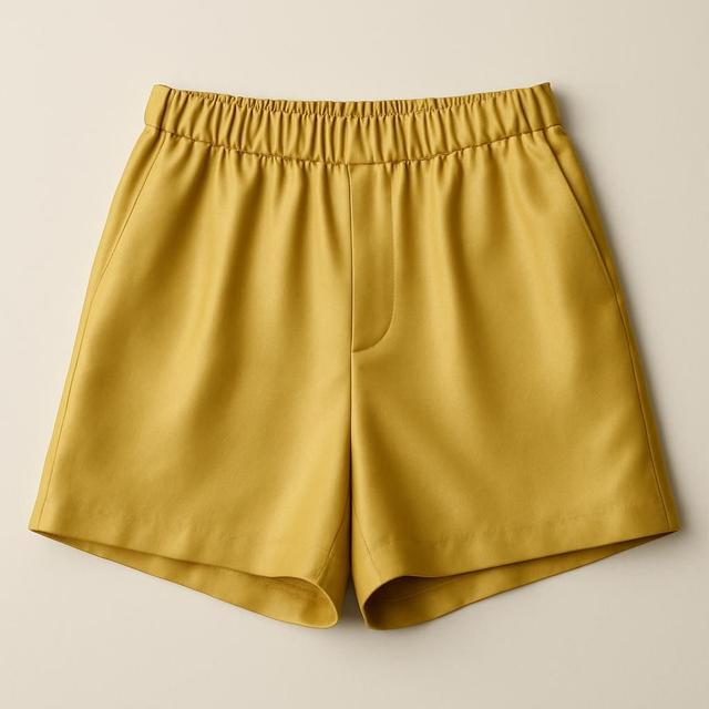 Eleganta Lemoncurry Premiumshorts i Silkesblandning