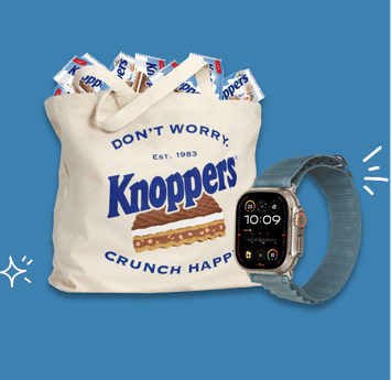 Knoppers kampanj: vinn en smartwatch.