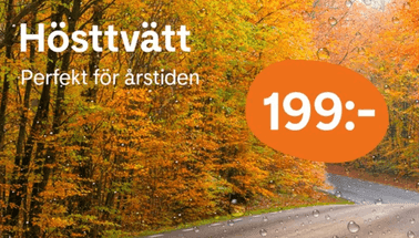 Hösttvätt på Preems stationer - Preem