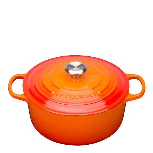 Lucka 16 - Le Creuset Signature Gjutjärnsgryta rund 26 cm 5,3 L Vulkan - Cervera