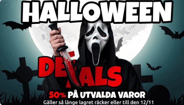 Halloweendeals 2023: Spara 50% på utvalda varor - Butterick's