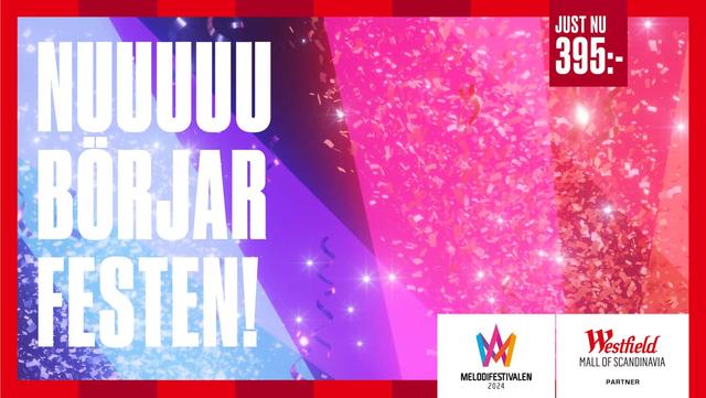 Melodifestivalen - biljetter till genrepet till extra bra pris