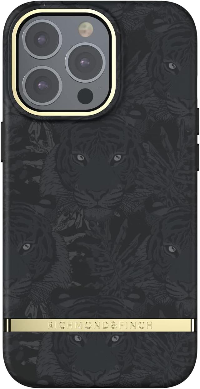 Richmond & Finch Black tiger mobilskal för iPhone 13 Pro