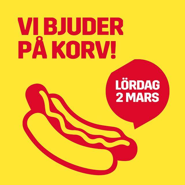 Gratis korv med bröd hos Byggmax