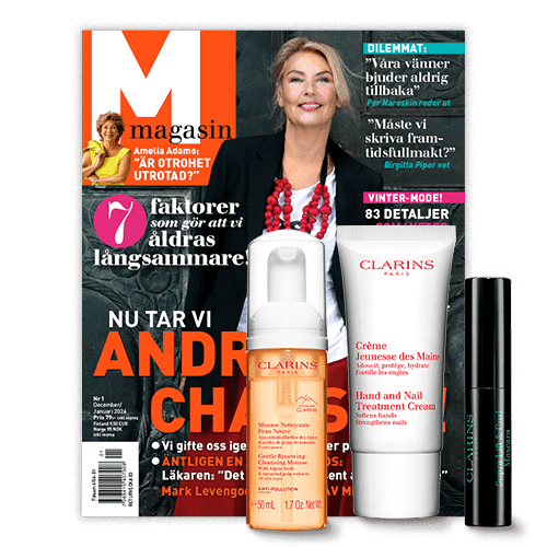 Prenumerera på M-magasin - få lyxig skönhetsvård från Clarins!