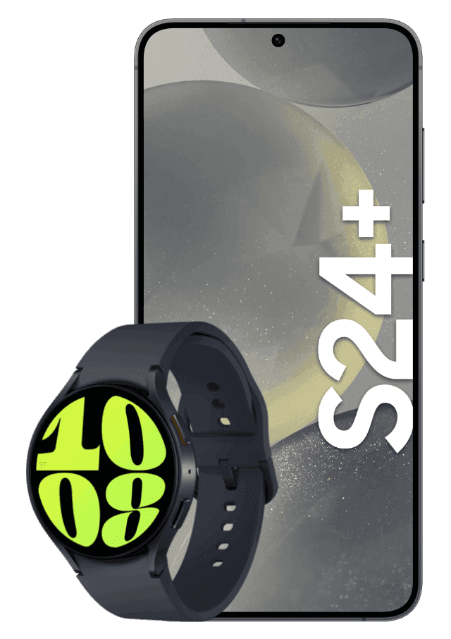 Samsung Galaxy S24+ - få Galaxy Watch6 på köpet via Comviq
