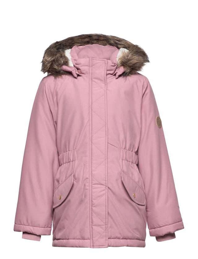 NKFMace Parka - Rosa Junior Jacka
