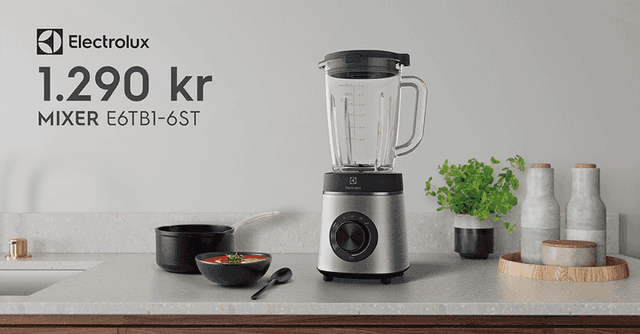 Extra pris Electrolux Explore 6 Rostfri Blender
