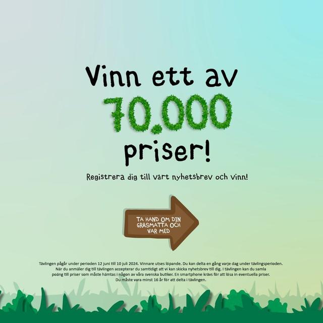 Normal - 70 000 priser att vinna i det stora gräsracet!