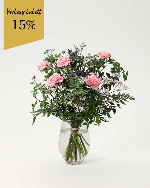 Interflora 15 % rabatt på veckans bukett