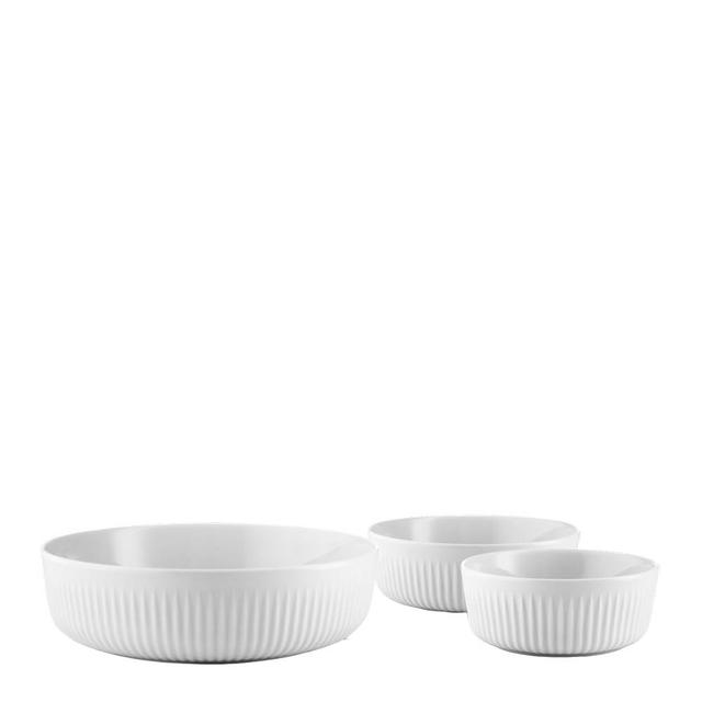 Eva Trio Legio Nova White Bowl Set 3pcs