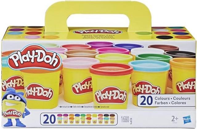 Play-Doh Leklera superfärgpaket - 20 Burkar